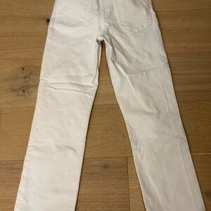 Aritzia Denim Forum Arlo Women's Straight Leg Denim Jeans - White